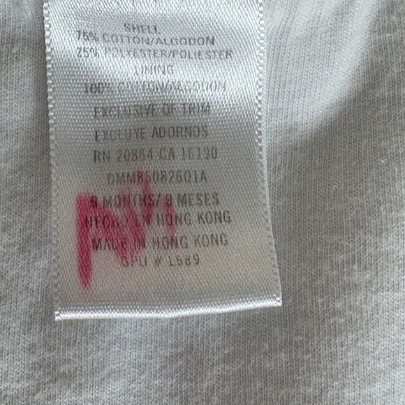 Little Me lavender velour embroidered jacket 9 mos - Picture 10 of 10